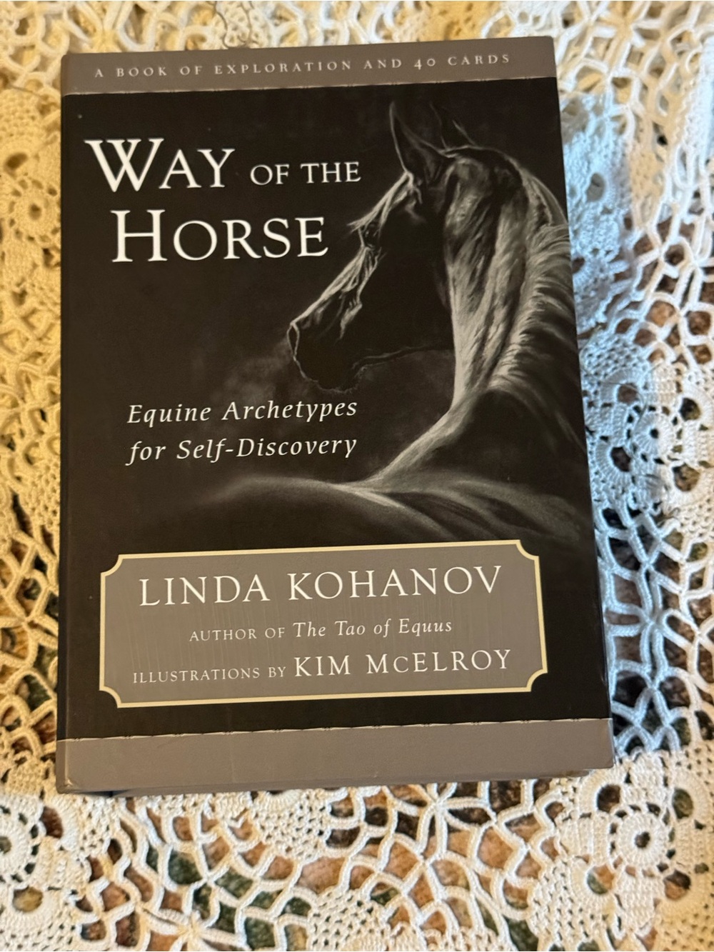 Way of the Horse Linda Kohanov Book & 40 Card Deck Set Equine Archetypes